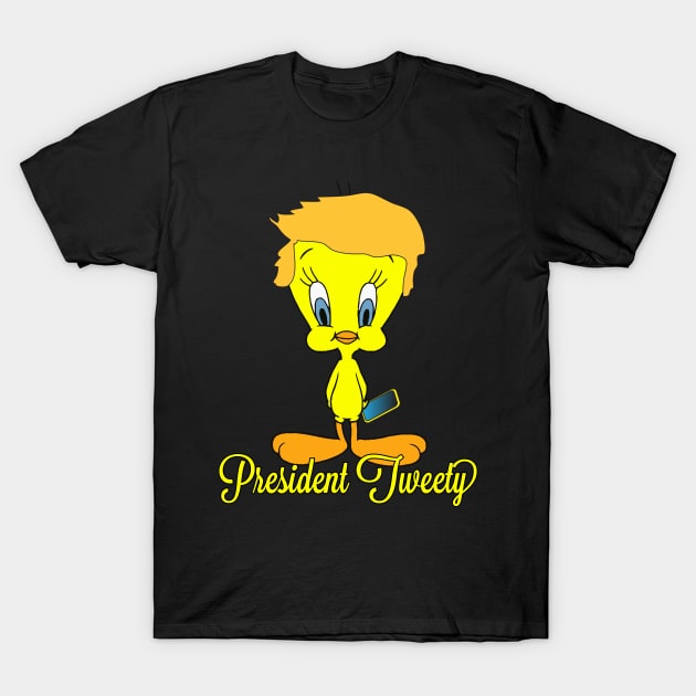 President Tweets T-Shirt by TheFlying6